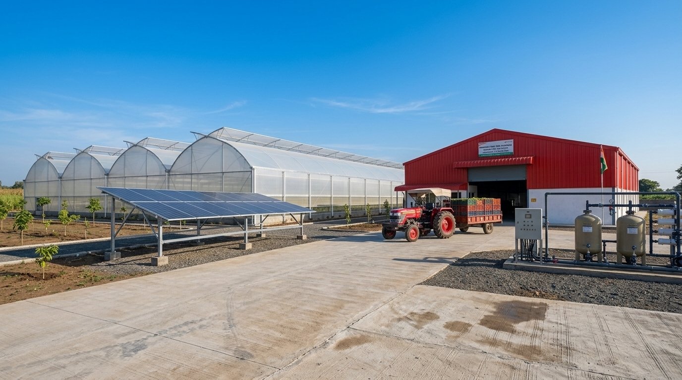 Sashanka High-Tech Commercial Greenhouse Facility